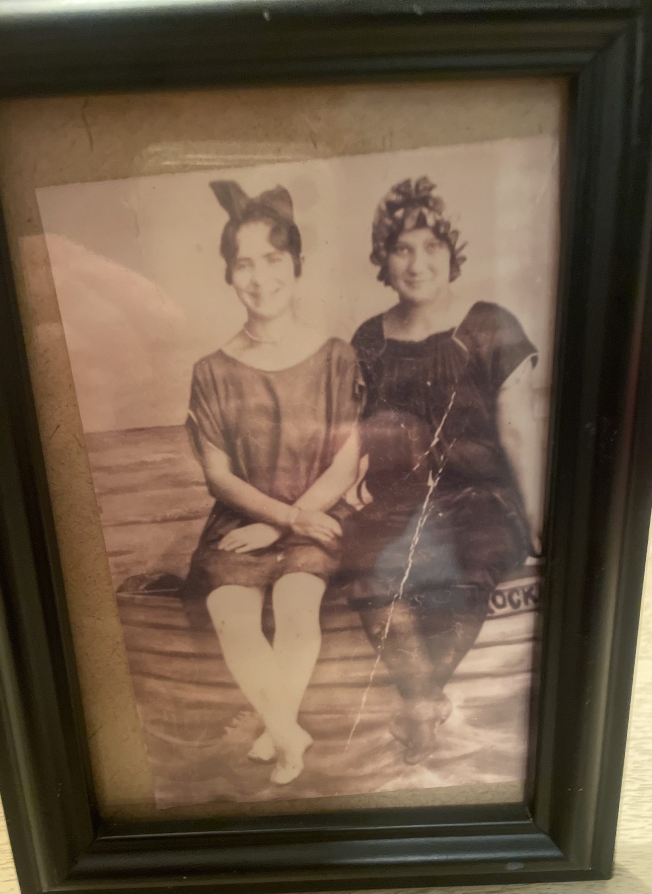 Framed photograph of great-great-grandmother Yetta at about age 17
