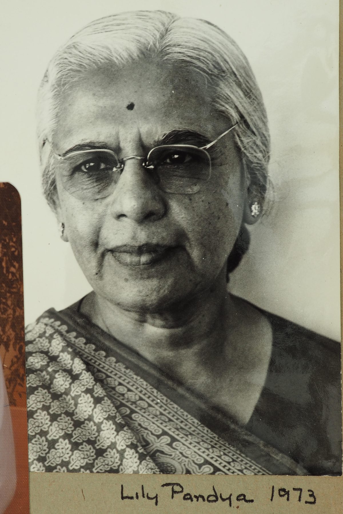 Portrait of Lily Pandya, 1973